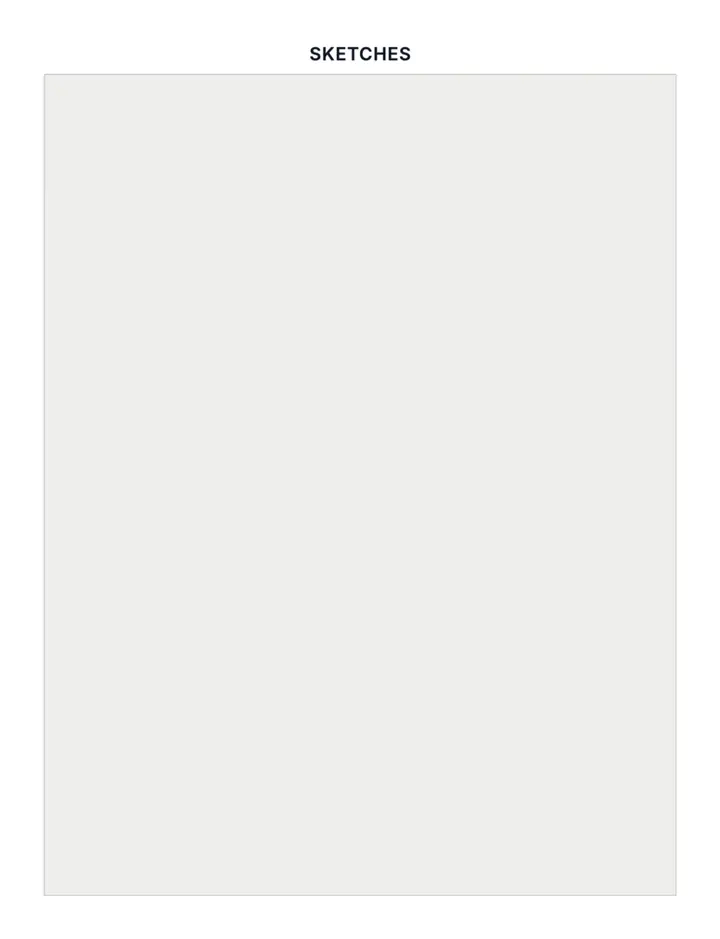 Sketches Canvas printable template — Blank Pages