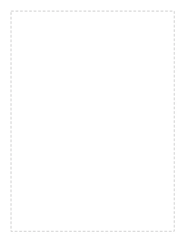 Classic Dashed Frame printable template — Blank Pages