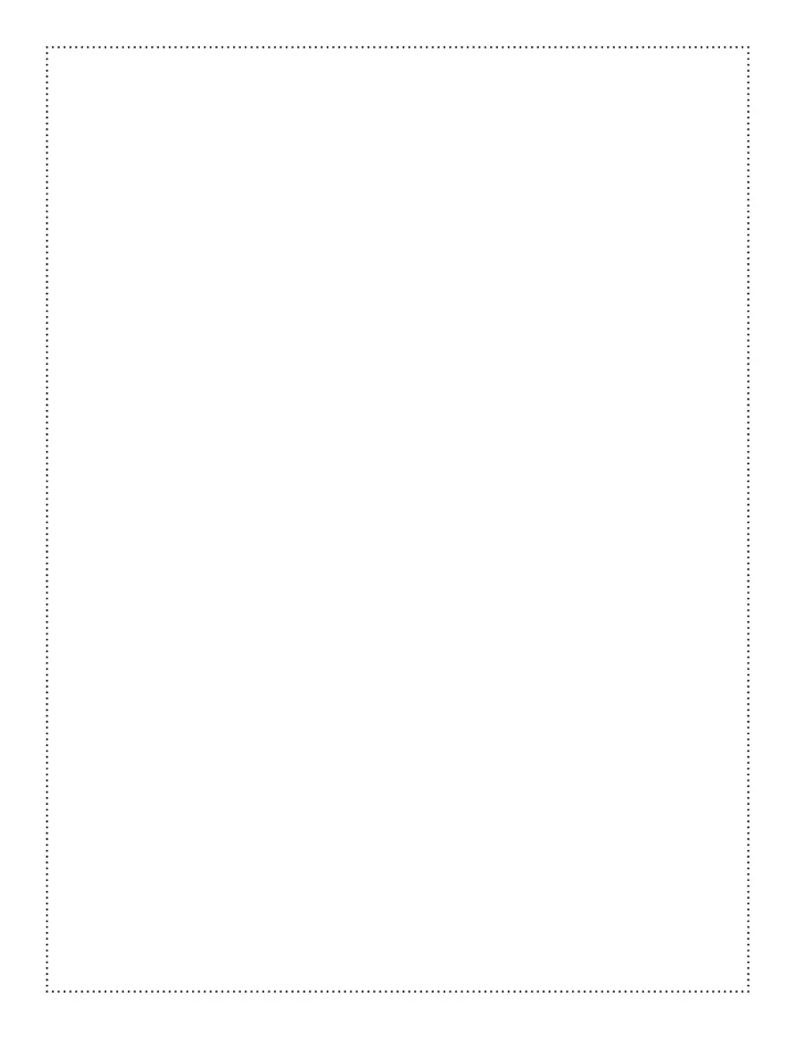 Minimalist Dotted Frame printable template — Blank Pages