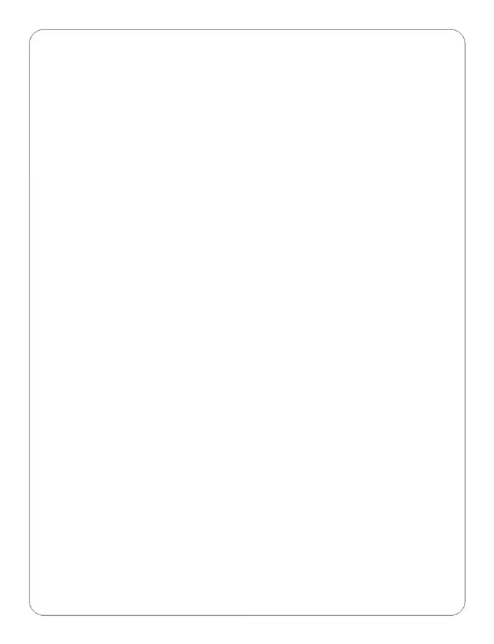 Soft Rounded Frame printable template — Blank Pages