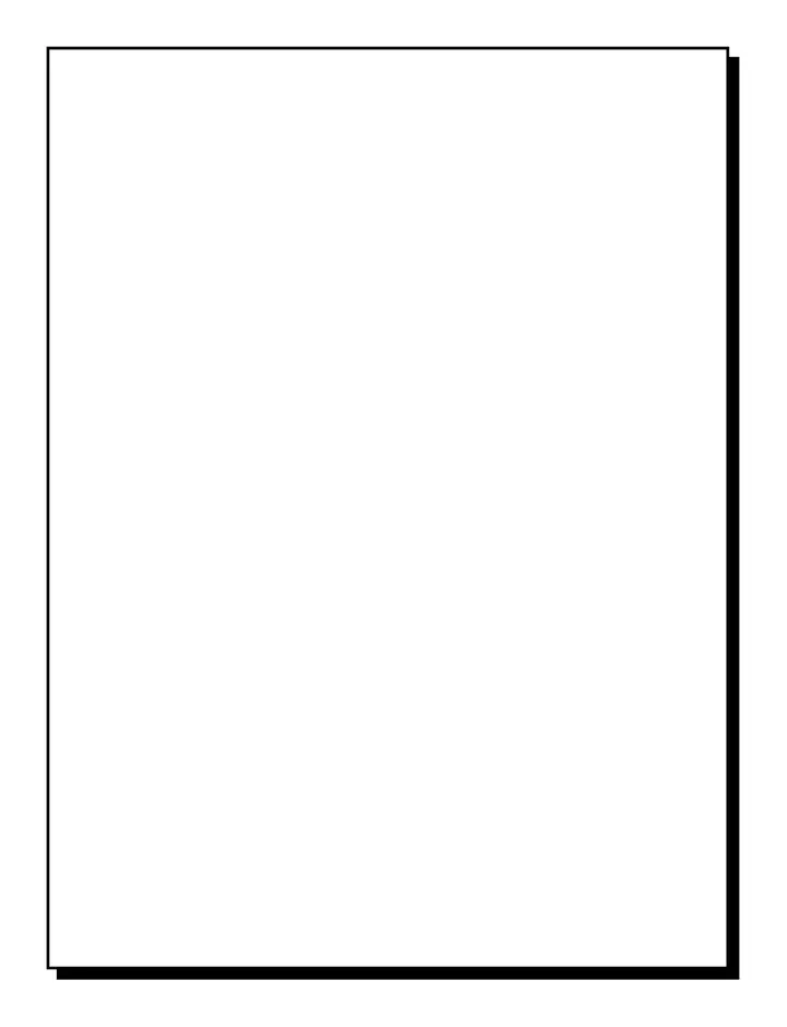 Retro Shadow Box printable template — Blank Pages