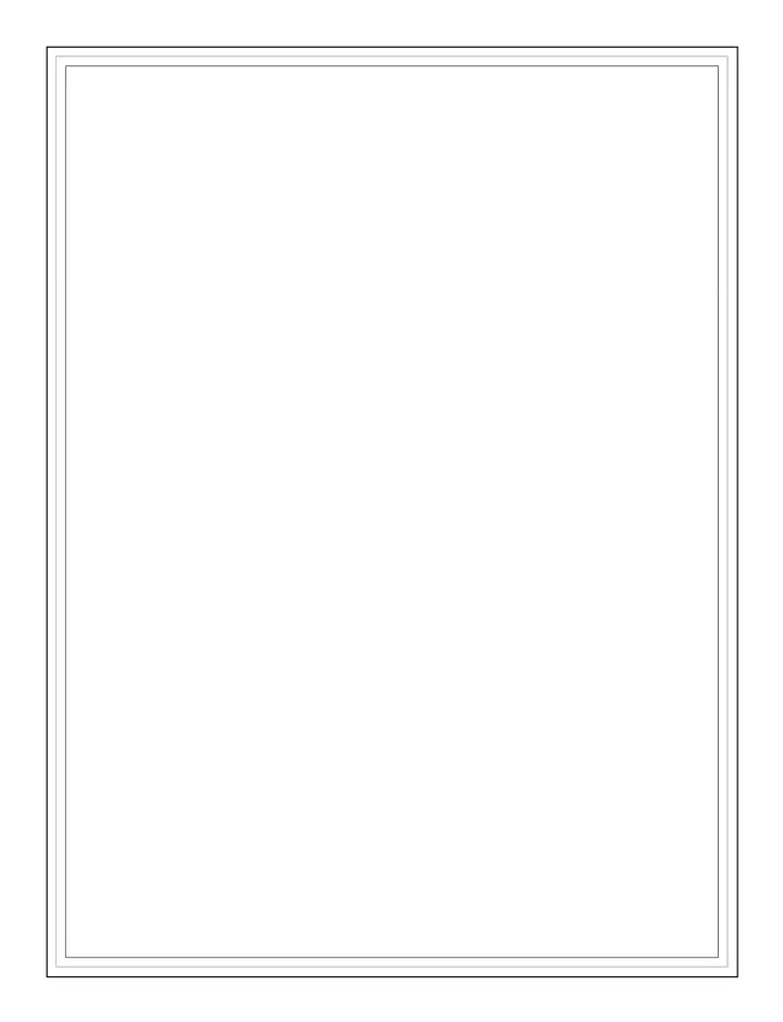 Diploma Triple Frame printable template — Blank Pages