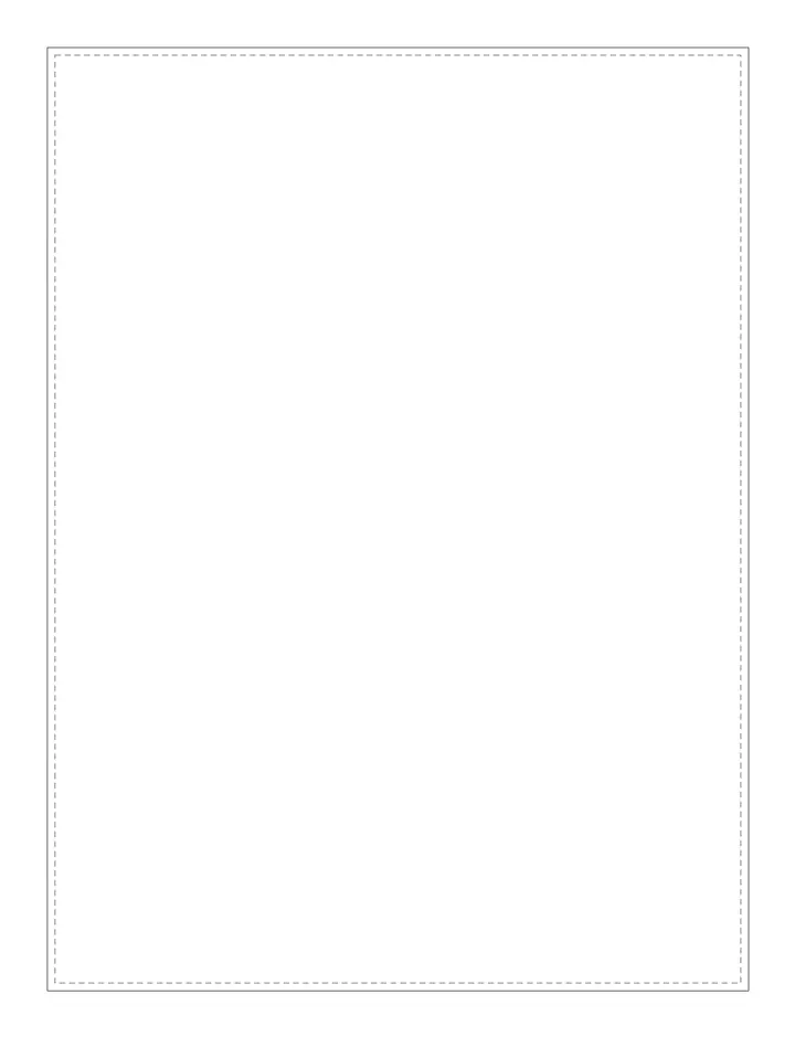 Vintage Dashed Inset printable template — Blank Pages