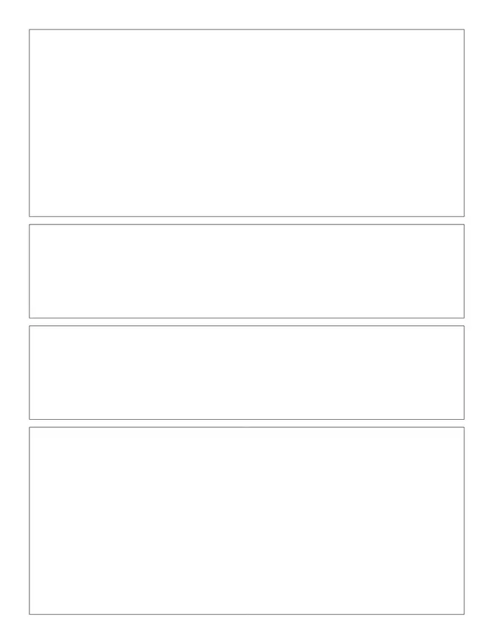 Cinematic Widescreen printable template — Comics