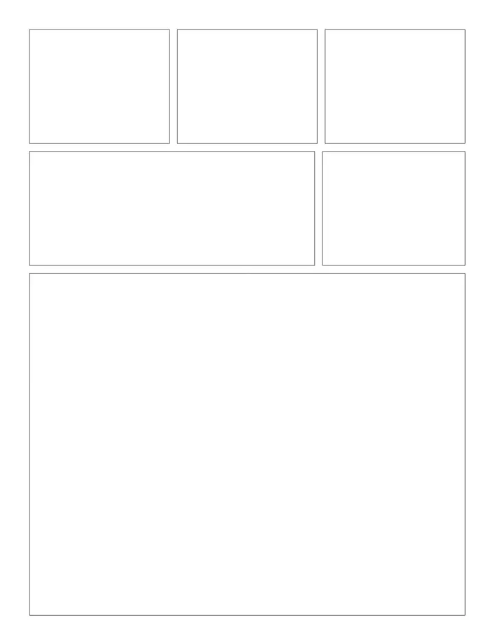 Climax Reveal printable template — Comics