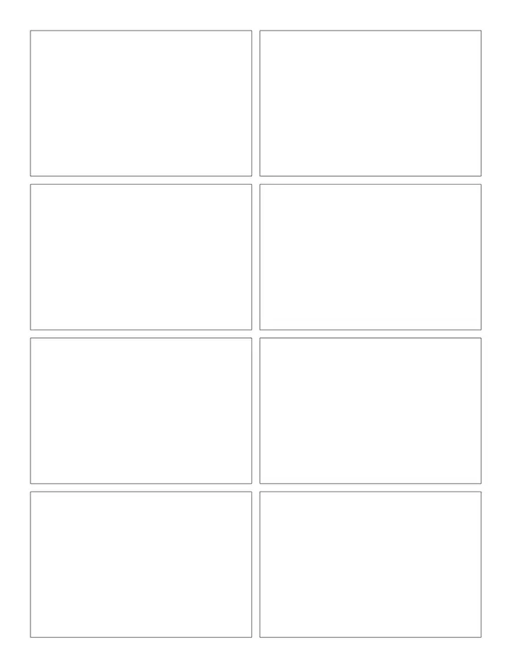 Golden Age 8-Panel printable template — Comics