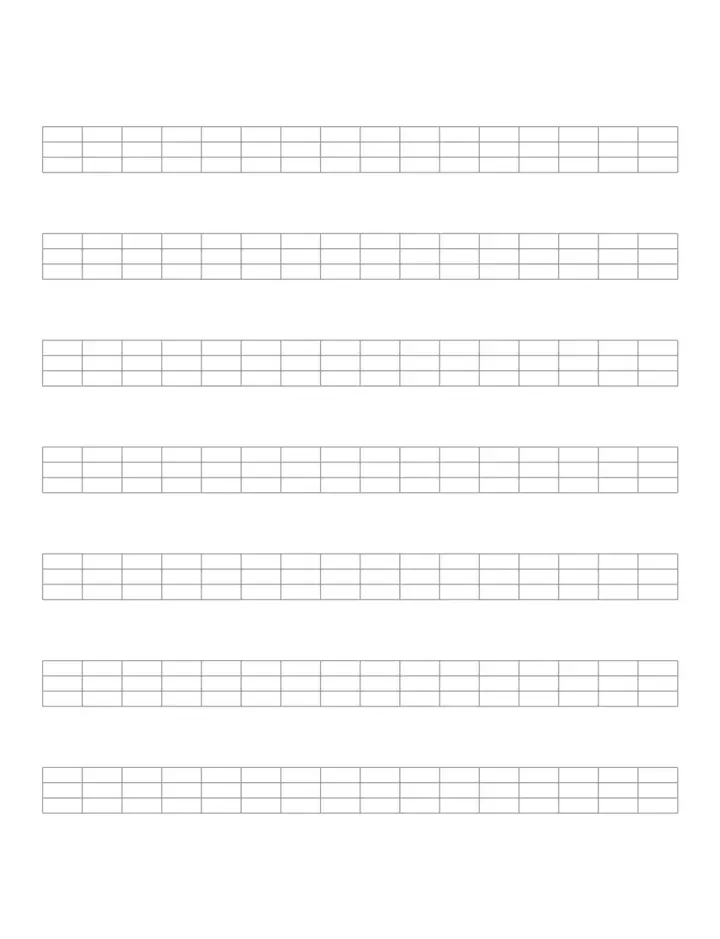 Ukulele Fretboards printable template — Hobby